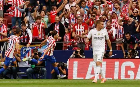 أتلتيكو مدريد يحطم سلسلة انتصارات ريال مدريد بفوز خماسي مثير في الديربي المرتقب