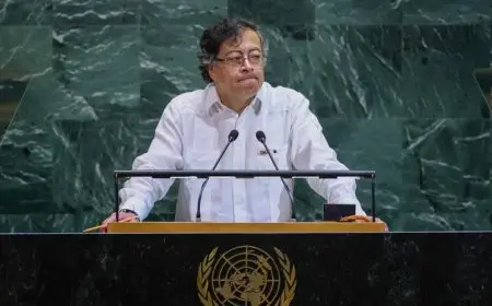 إلغاء تأشيرة رئيس كولومبيا من قبل أمريكا بسبب تصريحات تحريضية