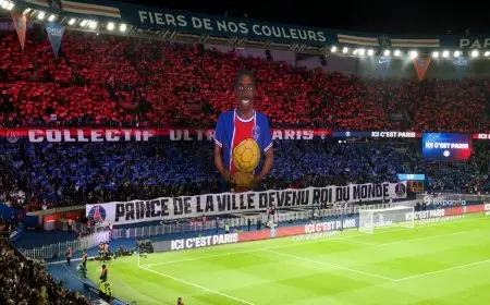 ديمبيلي يتوج بتكريم أسطوري في حديقة الأمراء كملك عالمي