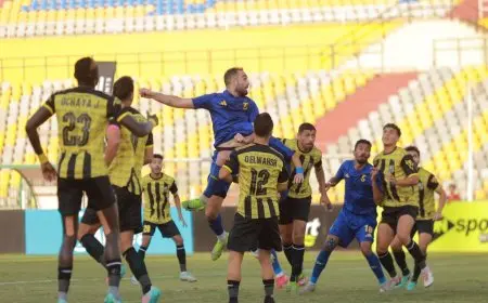 فوز كهرباء الإسماعيلية على المقاولون العرب بفضل هدف شيكا في الدوري المصري