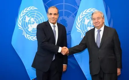 لقاء مرتقب بين وزير الخارجية والسكرتير العام للأمم المتحدة لمناقشة تطورات القضية الفلسطينية