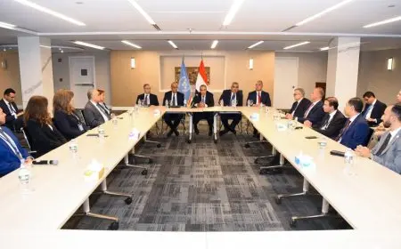 وزير الخارجية يجتمع مع المصريين العاملين في الأمم المتحدة في نيويورك لبحث القضايا الدولية الهامة