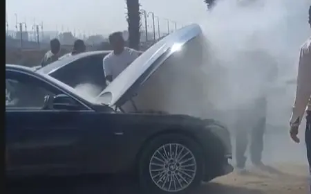 أحمد شوبير ينجو بسلامة من حادث سير مروع