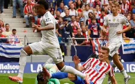 ريال مدريد يكشف عن قائمة المباراة الأوروبية بدون ظهير أيمن وغياب ميليتاو