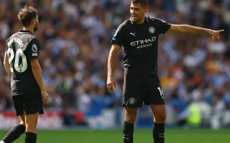 عودة آلام الركبة تثير القلق في مانشستر سيتي بسبب رودري