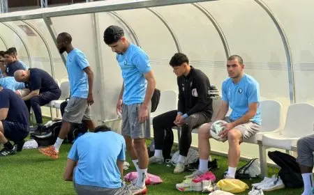 بيراميدز يبدأ تدريباته في كيجالي تحضيرًا لمواجهة الجيش الرواندي بنشاط وحماس