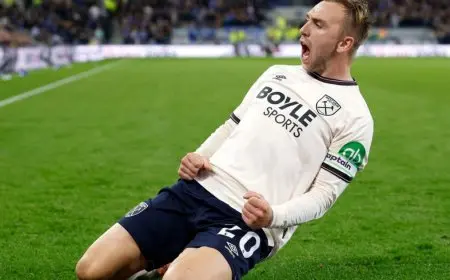 وست هام يقتنص نقطة ثمينة من إيفرتون في أول ظهور لنونو سانتو