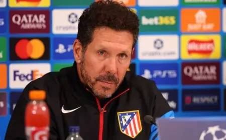 سيميوني: ديربي مدريد سيتم نسيانه عند انطلاق مباراة فرانكفورت