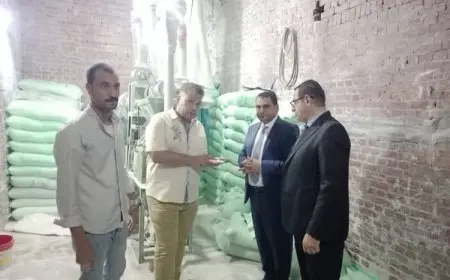ضبط 5 أطنان دقيق بلدي مدعم في الجيزة بواسطة التموين بالصف