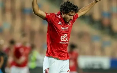 محمد هاني يهدى انتصار الأهلي إلى جماهير الفريق العريقة