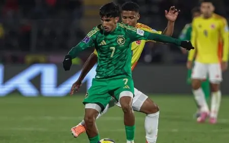 هزيمة مفاجئة للسعودية أمام كولومبيا في بداية مشوارها بكأس العالم للشباب