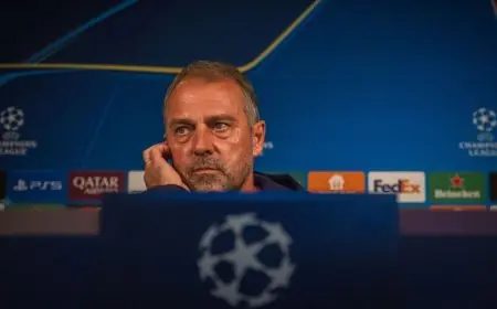 هانزي فليك يكشف عن تصريحاته المثيرة قبل مباراة برشلونة وباريس سان جيرمان