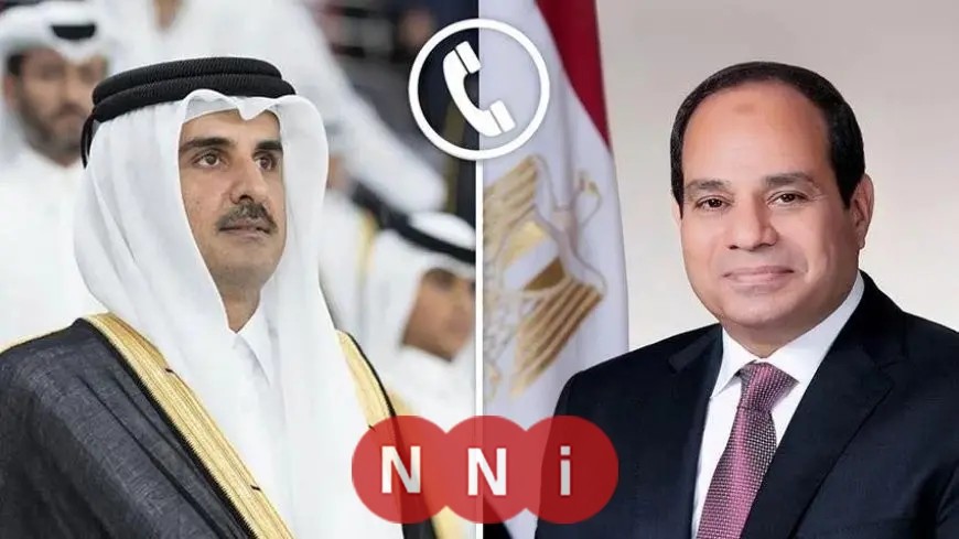 الرئيس السيسي يتواصل هاتفياً مع الأمير تميم ويؤكد دعم مصر الكامل لقطر