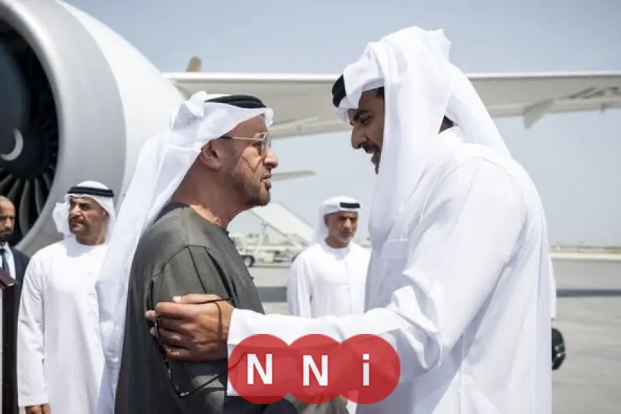 محمد بن زايد في الدوحة: زيارة أخوية ورسالة تضامن مع قطر بعد الاعتداء الإسرائيلي