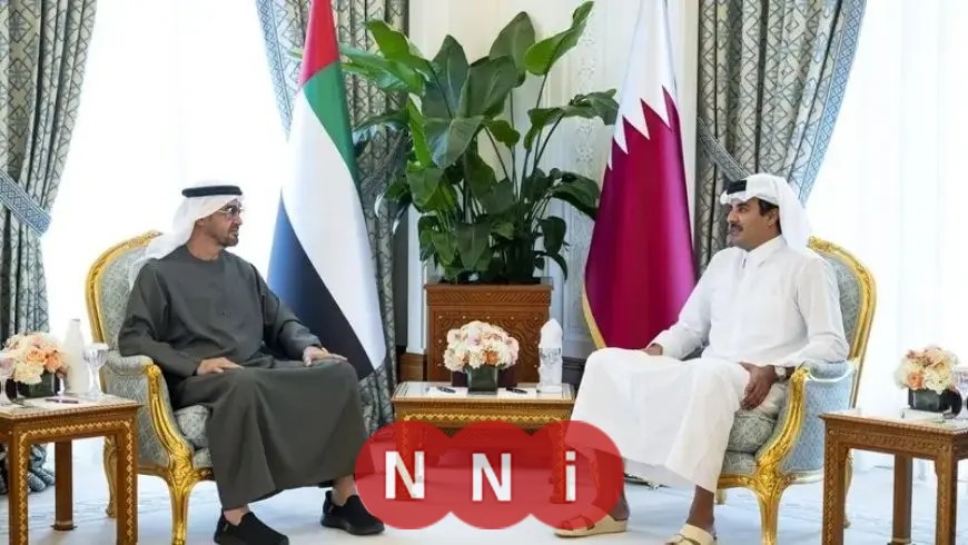 محمد بن زايد يُخبر أمير قطر: الهجوم الإسرائيلي يُهدد فرص السلام في المنطقة