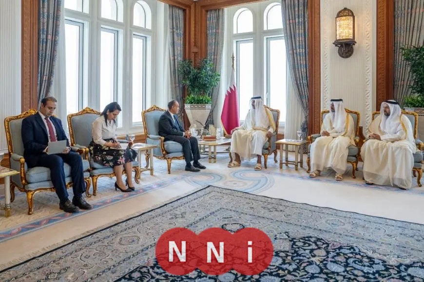 وزير الخارجية يجتمع بأمير قطر.. تفاصيل رسالة الرئيس السيسي إلى تميم بن حمد