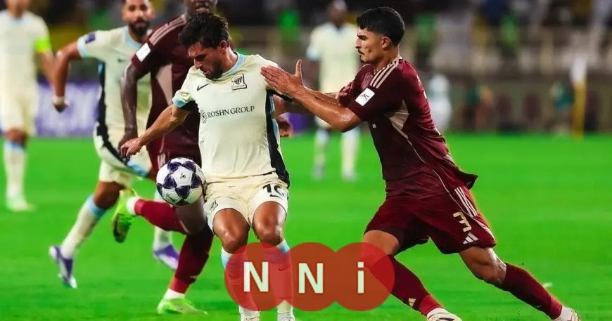 الاتحاد بعشرة لاعبين يتعثر أمام الوحدة الإماراتي بهدف قاتل في الوقت بدل الضائع