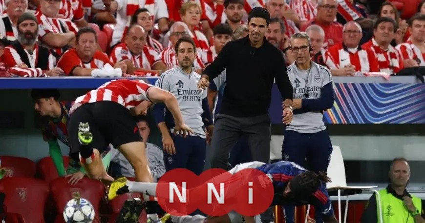 أرتيتا يشيد بتألق مارتينيلي وتروسار في الانتصار على بلباو