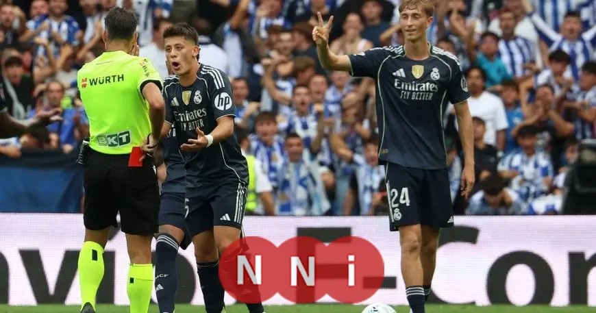 إيقاف لاعب ريال مدريد هويسن لمباراة واحدة بعد البطاقة الحمراء ضد سوسيداد