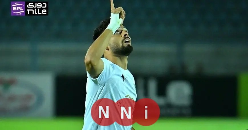 صلاح محسن يقود المصري لصدارة الدوري المصري بثنائية رائعة