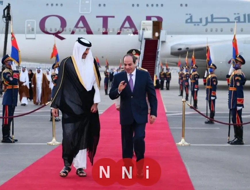 الرئيس السيسي وأمير قطر يناقشان تشكيل رؤية موحدة لحماية الأمن القومي العربي
