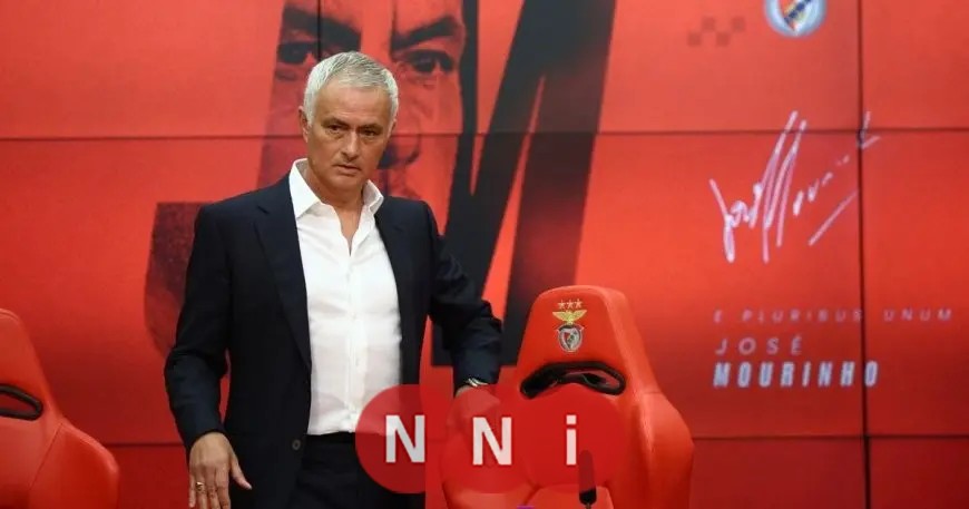 جوزيه مورينيو يتولى تدريب بنفيكا البرتغالي رسمياً