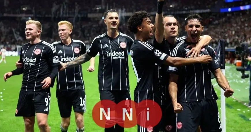 آينتراخت فرانكفورت يهيمن على صدارة دوري أبطال أوروبا والكبار في ملاحقته