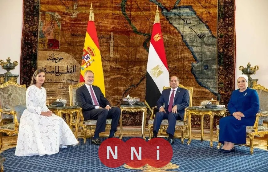 السيدة انتصار السيسي تستقبل الملكة ليتيزيا في أجواء إنسانية فريدة