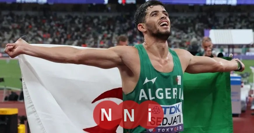 جمال سجاتي يحقق إنجازاً رائعاً للجزائر والعرب بانتزاعه الفضية الخامسة