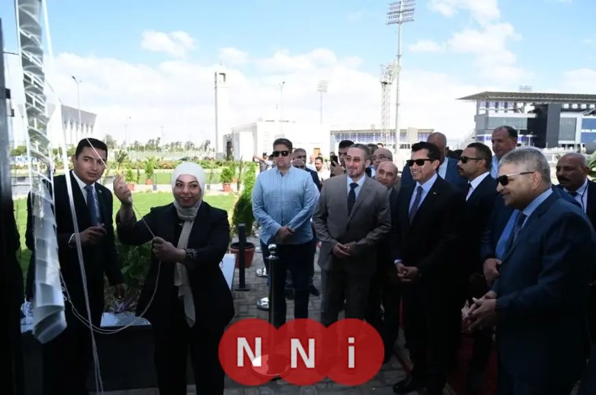 وزير الرياضة يفتتح صالة سارة سمير الجديدة لرفع الأثقال