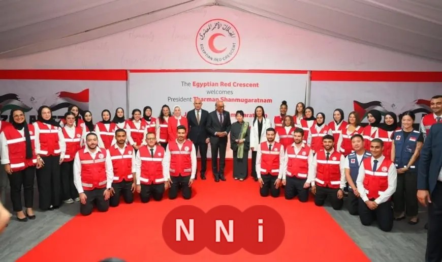 الرئيس السنغافوري يثمن جهود مصر والهلال الأحمر في دعم غزة