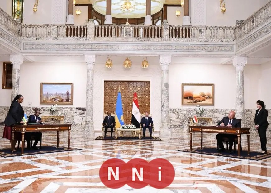 الرئيس السيسي ونظيره الرواندي يشهدان توقيع مذكرات تفاهم لتعزيز التعاون بين مصر ورواندا