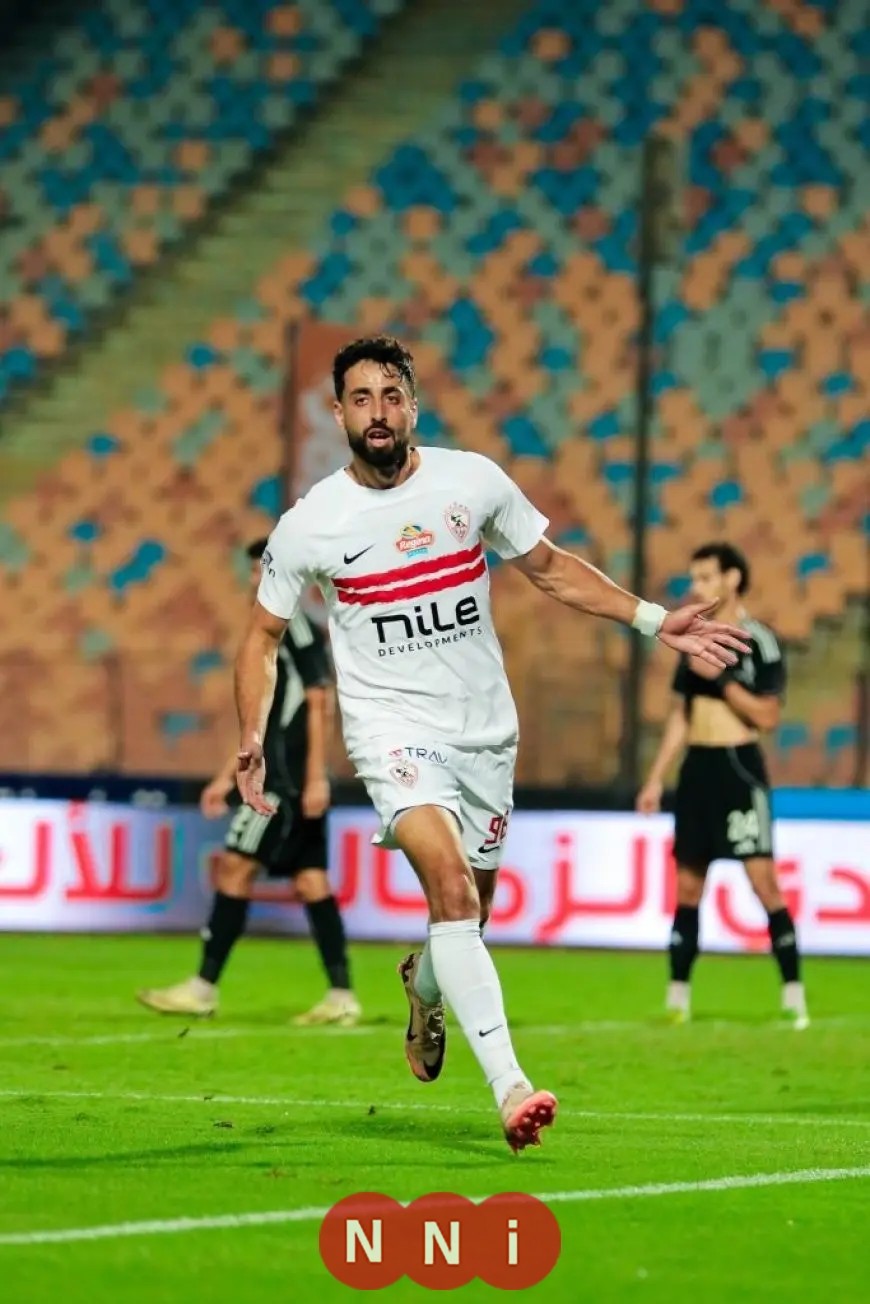 الزمالك يسيطر على الشوط الأول ويتقدم بهدف على الجونة في الدوري المصري