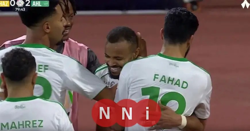 أهداف وملخص مباراة الأهلي والحزم (2-0) في دوري روشن السعودي