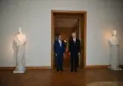 الرئيس السيسي يلتقي ملك بلجيكا ويدعوه للمشاركة في افتتاح المتحف المصري الجديد