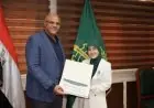 محافظ القليوبية يحتفي بتكريم بسملة وتغريد لفوزهما في تحدي القراءة العربي