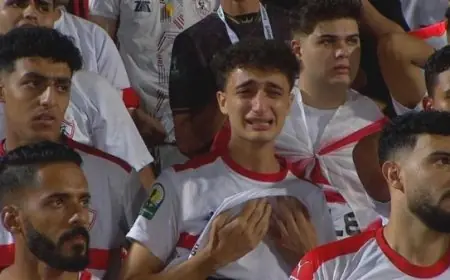 أول تعليق مؤثر من مشجع الزمالك الباكي بعد القمة 131