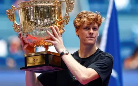 يانيك سينر يتألق ويسحق تيان لتحقيق لقب بطولة الصين المفتوحة للتنس