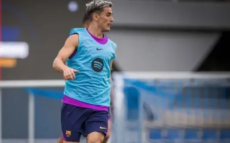 غافي يستأنف تدريباته مع برشلونة بعد فترة قصيرة من جراحة الركبة