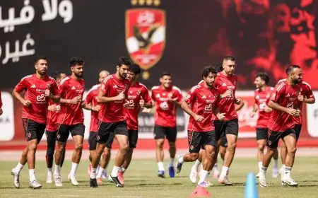 الأهلي ينهى تدريباته الأخيرة لمواجهة حاسمة أمام كهرباء الإسماعيلية في الدوري