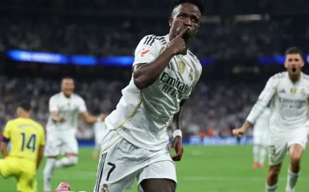 فينيسيوس يتألق من جديد وإصابة مبابي تلقي بظلالها على انتصار ريال مدريد ضد فياريال