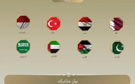 مصر و7 دول عربية وإسلامية يرحبون بخطوات حماس نحو مقترح ترامب في بيان مشترك