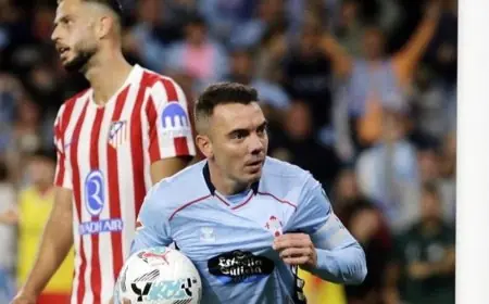 أسباس ينقذ سيلتا فيغو بهدف قاتل أمام أتلتيكو مدريد في الدوري الإسباني