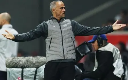 إنريكي يعبر عن سعادته بالتعثر ويشيد بتألق إيثان مبابي أمام باريس