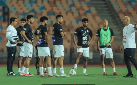 منتخب مصر ينهي تحضيراته للسفر إلى المغرب لمواجهة جيبوتي في تصفيات كأس العالم اليوم