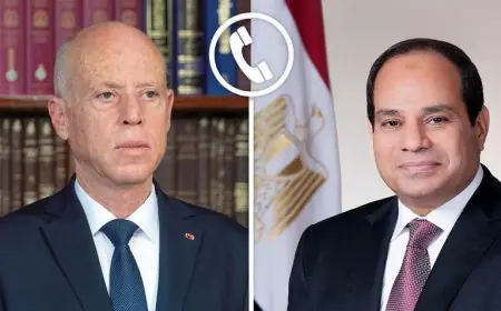 تهنئة خاصة من الرئيس التونسي للرئيس السيسي بمناسبة ذكرى انتصارات أكتوبر