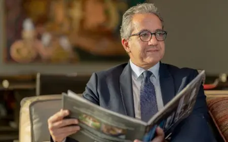 وزير الرياضة يهنئ خالد العناني بفوزه برئاسة اليونسكو ويحتفي بنجاح مصر