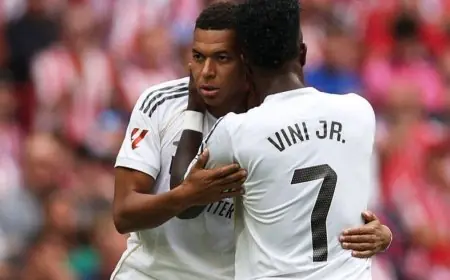 تعاون مبابي وفينيسيوس يخطف الأنظار في الموسم الحالي وفق إحصائية مميزة