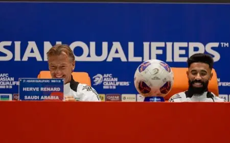 رونار يعد لاعبي المنتخب السعودي بالتأهل المشترك لكأس العالم