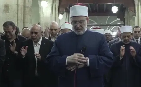 وداع مؤثر للدكتور أحمد عمر هاشم: الإمام الأكبر يتقدم جنازة مؤثرة بالأزهر الشريف